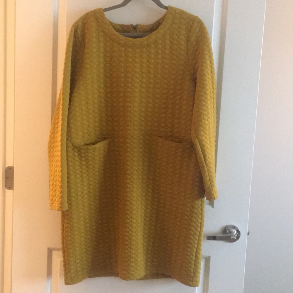 Mustard Yellow Sweater Dress